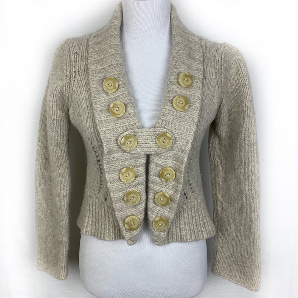 Anthro • Charlie & Robin Cropped Sweater